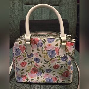 Floral Nanette Lepore Vinyl Mini Crossbody Purse
